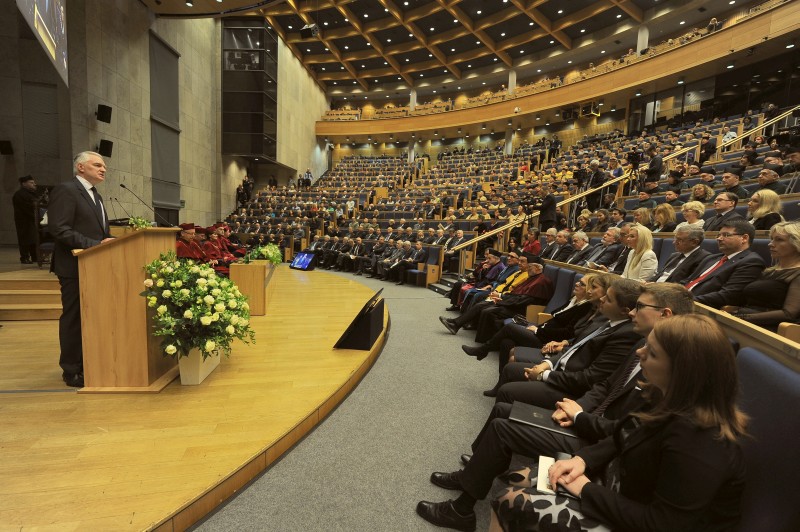 ANGOS tłumaczył podczas inauguracji roku akademickiego na UJ