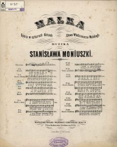 Tłumaczenia muzyczne Moniuszko Halka