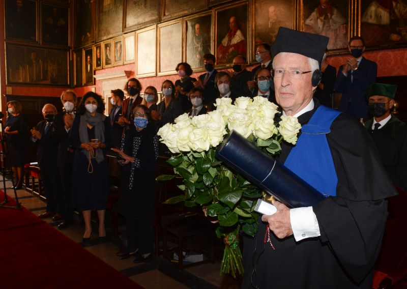 Tłumaczenie symultaniczne w j. niemieckim – doktorat honoris causa UJ dla prof. Reinera Schmidt`a