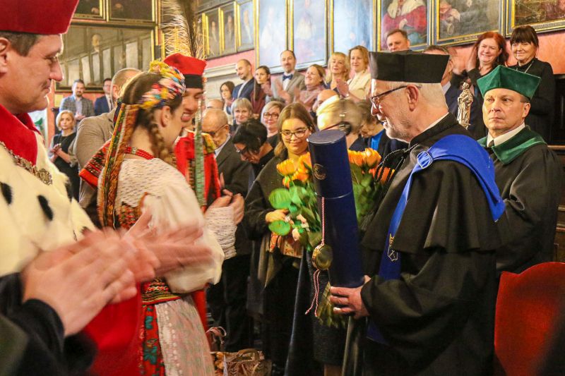 Profesor Peter Kleinebudde z tytułem doktora honoris causa Uniwersytetu Jagiellońskiego